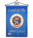 Minnesota - States Americana Vertical Impressions Decorative Flags HG108110 Made In USA