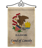 Illinois - States Americana Vertical Impressions Decorative Flags HG108113 Made In USA