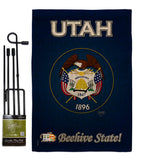 Utah - States Americana Vertical Impressions Decorative Flags HG108114 Made In USA