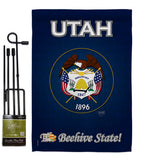 Utah - States Americana Vertical Impressions Decorative Flags HG108114 Made In USA