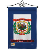 West Virginia - States Americana Vertical Impressions Decorative Flags HG108115 Made In USA