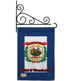 West Virginia - States Americana Vertical Impressions Decorative Flags HG108115 Made In USA