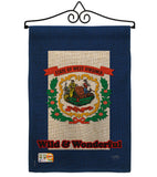 West Virginia - States Americana Vertical Impressions Decorative Flags HG108115 Made In USA