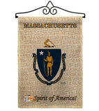 Massachusetts - States Americana Vertical Impressions Decorative Flags HG108116 Made In USA