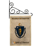 Massachusetts - States Americana Vertical Impressions Decorative Flags HG108116 Made In USA