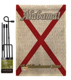 Alabama - States Americana Vertical Impressions Decorative Flags HG108117 Made In USA