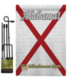 Alabama - States Americana Vertical Impressions Decorative Flags HG108117 Made In USA