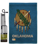 Oklahoma - States Americana Vertical Impressions Decorative Flags HG108131 Made In USA