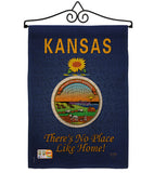 Kansas - States Americana Vertical Impressions Decorative Flags HG108132 Made In USA