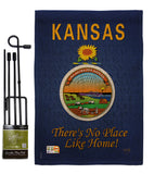Kansas - States Americana Vertical Impressions Decorative Flags HG108132 Made In USA