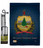 Vermont - States Americana Vertical Impressions Decorative Flags HG108134 Made In USA