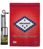 Arkansas - States Americana Vertical Impressions Decorative Flags HG108137 Made In USA