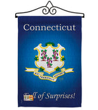 Connecticut - States Americana Vertical Impressions Decorative Flags HG108138 Made In USA