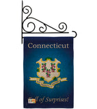 Connecticut - States Americana Vertical Impressions Decorative Flags HG108138 Made In USA