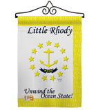 Rhode Island - States Americana Vertical Impressions Decorative Flags HG108142 Made In USA