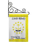 Rhode Island - States Americana Vertical Impressions Decorative Flags HG108142 Made In USA