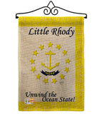 Rhode Island - States Americana Vertical Impressions Decorative Flags HG108142 Made In USA