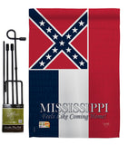 Mississippi - States Americana Vertical Impressions Decorative Flags HG108143 Made In USA