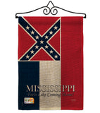 Mississippi - States Americana Vertical Impressions Decorative Flags HG108143 Made In USA