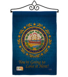 New Hampshire - States Americana Vertical Impressions Decorative Flags HG108145 Made In USA