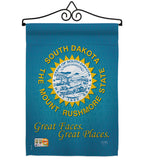 South Dakota - States Americana Vertical Impressions Decorative Flags HG108146 Made In USA