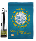 South Dakota - States Americana Vertical Impressions Decorative Flags HG108146 Made In USA