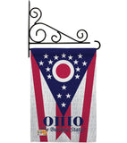 Ohio - States Americana Vertical Impressions Decorative Flags HG108175 Made In USA