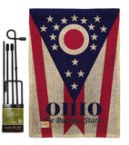 Ohio - States Americana Vertical Impressions Decorative Flags HG108175 Made In USA