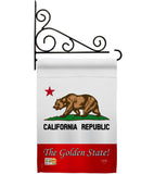 The Golden State - States Americana Vertical Impressions Decorative Flags HG108177 Made In USA