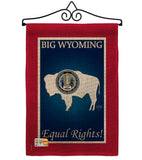 Wyoming - States Americana Vertical Impressions Decorative Flags HG108189 Made In USA