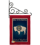 Wyoming - States Americana Vertical Impressions Decorative Flags HG108189 Made In USA