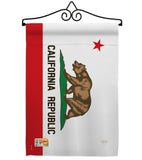 California State - States Americana Vertical Impressions Decorative Flags HG108229 Made In USA