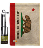 California State - States Americana Vertical Impressions Decorative Flags HG108229 Made In USA