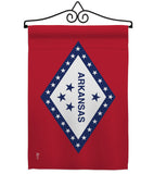 Arkansas - States Americana Vertical Impressions Decorative Flags HG140504 Made In USA