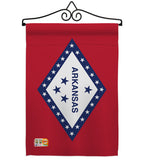 Arkansas - States Americana Vertical Impressions Decorative Flags HG140504 Made In USA