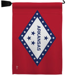 Arkansas - States Americana Vertical Impressions Decorative Flags HG140504 Made In USA