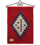 Arkansas - States Americana Vertical Impressions Decorative Flags HG140504 Made In USA