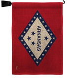 Arkansas - States Americana Vertical Impressions Decorative Flags HG140504 Made In USA