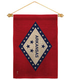 Arkansas - States Americana Vertical Impressions Decorative Flags HG140504 Made In USA