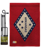 Arkansas - States Americana Vertical Impressions Decorative Flags HG140504 Made In USA