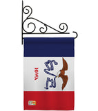 Iowa - States Americana Vertical Impressions Decorative Flags HG140516 Made In USA