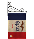 Iowa - States Americana Vertical Impressions Decorative Flags HG140516 Made In USA