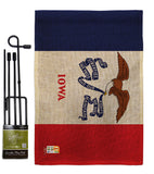 Iowa - States Americana Vertical Impressions Decorative Flags HG140516 Made In USA