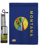 Montana - States Americana Vertical Impressions Decorative Flags HG140527 Made In USA