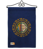 New Hampshire - States Americana Vertical Impressions Decorative Flags HG140530 Made In USA