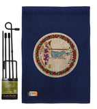 Virginia - States Americana Vertical Impressions Decorative Flags HG140547 Made In USA
