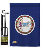 Virginia - States Americana Vertical Impressions Decorative Flags HG140547 Made In USA