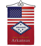 US Arkansas - States Americana Vertical Impressions Decorative Flags HG140555 Made In USA