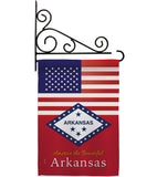 US Arkansas - States Americana Vertical Impressions Decorative Flags HG140555 Made In USA