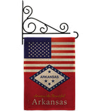 US Arkansas - States Americana Vertical Impressions Decorative Flags HG140555 Made In USA